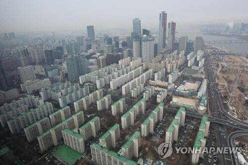 여의도 일대 아파트 단지 모습. <연합뉴스 제공>