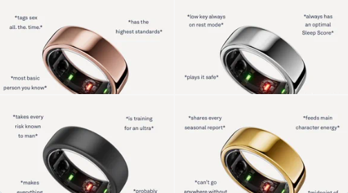 핀란드 헬스케어 기업 오우라가 판매 중인 '오우라링'