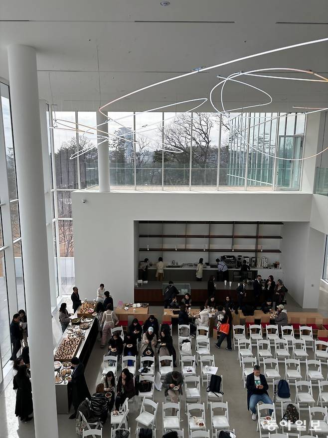 기자간담회가 열린 솔올미술관