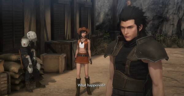 - 변경된 의상은 크라이시스 코어 파이널 판타지7 리유니온과 비슷하다