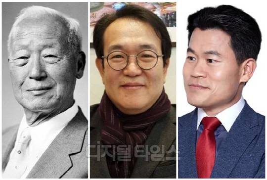 (왼쪽부터) 이승만 전 대통령, 역사학자 전우용씨, 전한길씨. <디지털타임스 DB>