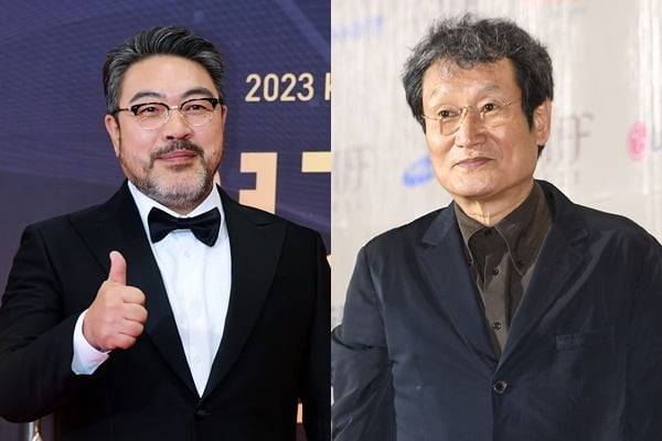 배우 이원종(왼쪽), 문성근. / 사진=한경DB