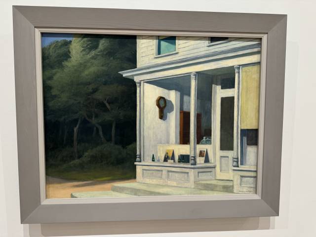 에드워드 호퍼의 ‘오전 7시’. 뉴욕=양철민기자