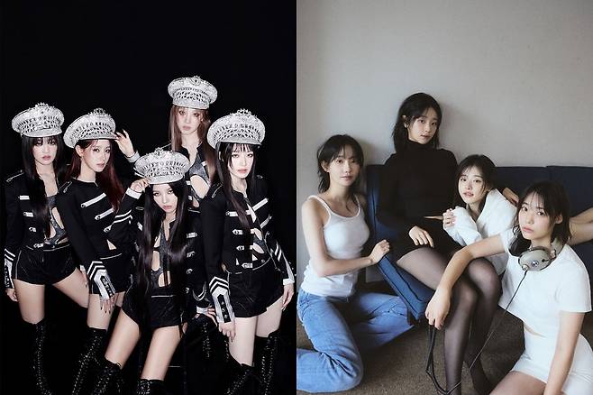 그룹 (여자)아이들, 그룹 QWER/사진제공=큐브엔터테인먼트, 타마고 프로덕션