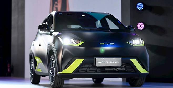 '베이비 람보르기니'라는 별칭으로 불리는 BYD 신형 전기차 'seagull'