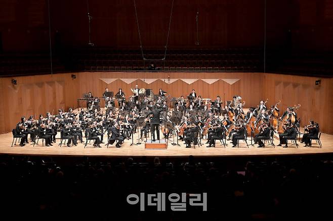 지난 2월 24일 서울 서초구 예술의전당 콘서트홀에서 열린 KBS교향악단 제799회 정기연주회 ‘한겨울밤의 꿈’의 한 장면. (사진=KBS교향악단)