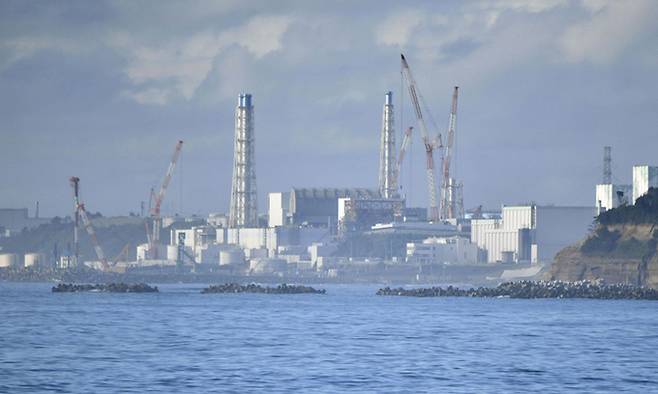 일본 후쿠시마 제1원자력발전소 모습. 교도연합뉴스