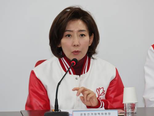 나경원 국민의힘 서울 동작을 후보. 연합뉴스
