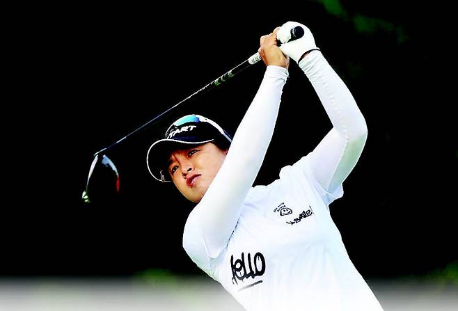 3월 초 싱가포르에서 열린 LPGA 투어 HSBC 위민스 월드 챔피언십에서 드라이버샷을 날리고 있는 김세영. 게티이미지 코리아
