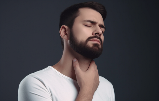 가래는 기관지나 폐에서 생성되는 끈적끈적한 점액이다|출처: 미드저니