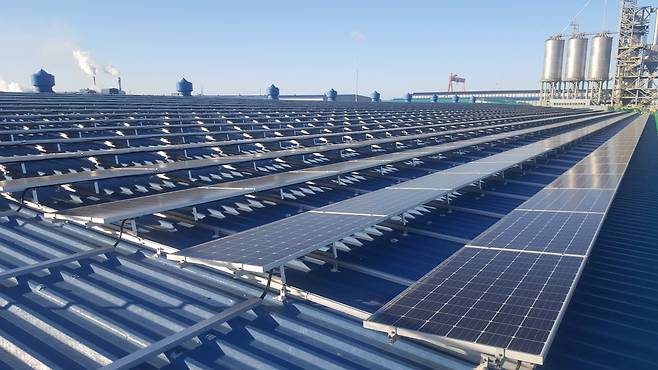 전라남도에 위치한 SK E&S 태양광 발전단지 전경. 사진=SK E&S