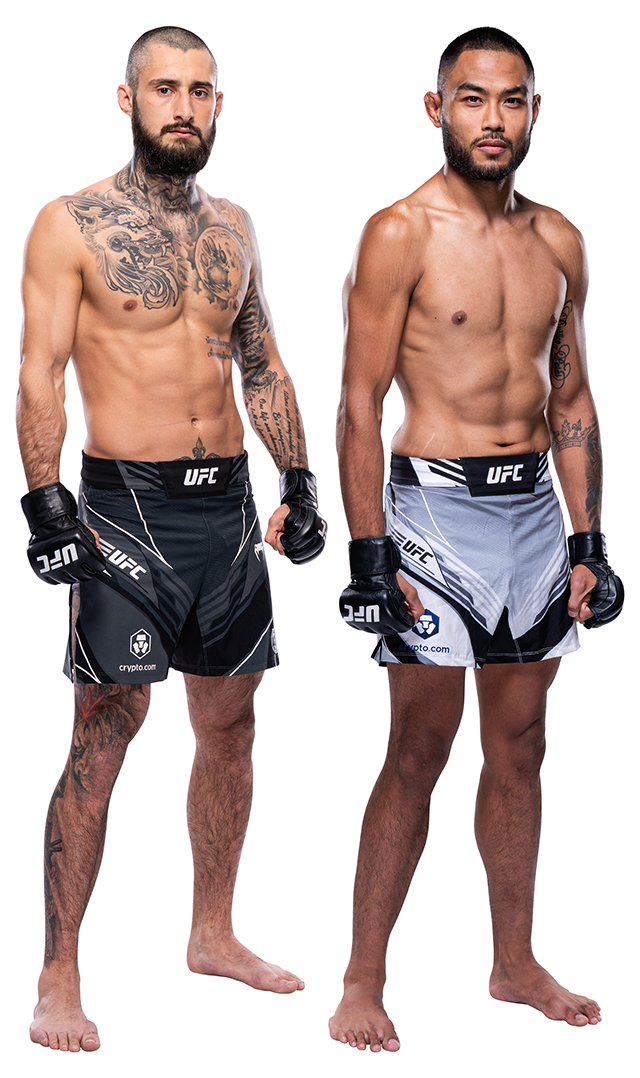 샤를 주르댕(왼쪽), 조시 쿨리바오 UFC 프로필. 사진=TKO