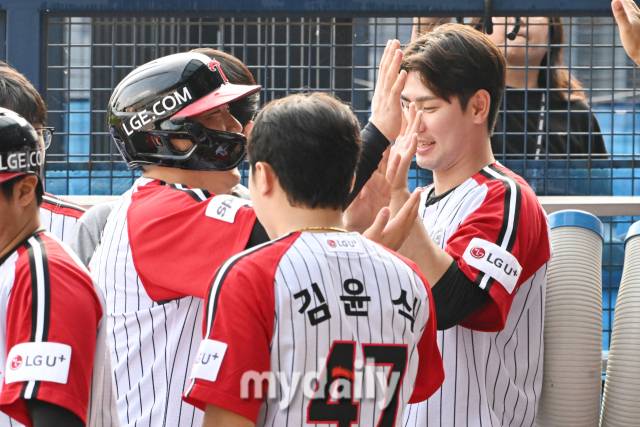 2023년 9월 17일 잠실야구장에서 진행된 '2023 프로야구 SSG-LG' 더블헤더 1차전. 김현수./마이데일리