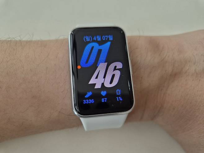 갤럭시핏3. 사진=구자윤 기자