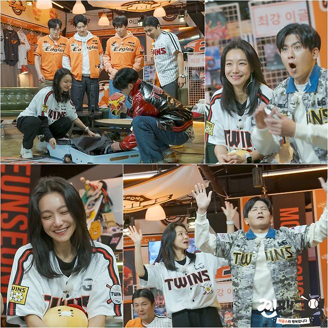 ENA와 유튜브 채널 십오야에서 함께 공개되는 스포츠 예능 ‘찐팬구역’ 한 장면. 사진 에그이즈커밍·스튜디오수파두파·ENA