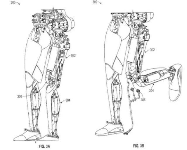 테슬라의 로봇 무릎 관절 관련 특허 이미지 (사진=테슬라)