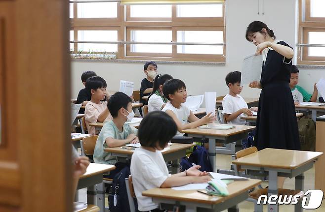 초등학교 수업 모습. /뉴스1 ⓒ News1 김영운 기자