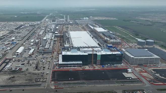 미국 텍사스주 테일러시에 건설 중인 삼성전자 공장