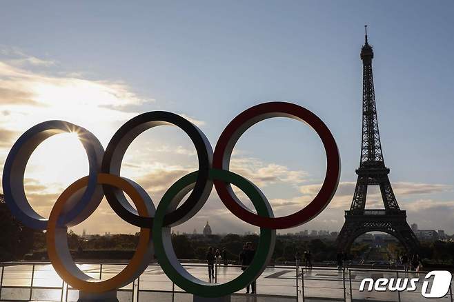2024 파리 올림픽 개막이 100일 앞으로 다가왔다. ⓒ AFP=뉴스1