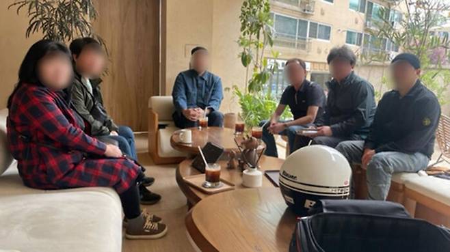 전국 5대 치킨 브랜드 점주 대표들 (사진=연합뉴스)