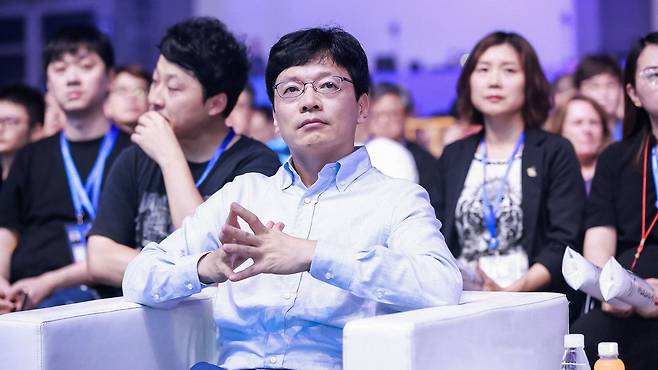 지난 2019년 7월 21일 중국에서 열린 국제 e스포츠 대회 'WCG 2019' 폐막식에 권혁빈 스마일게이트홀딩스 CVO가 참석했다. / WCG 2019 제공