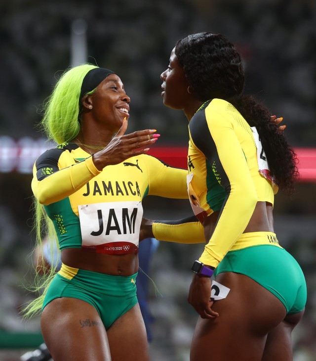 사진 출처 : 연합뉴스 ‘금빛 질주’ 펼친 자메이카 육상 전설 프레이저-프라이