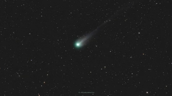 12P/폰스-브룩스 혜성은 4월 21일 태양에 가장 가까이 다가간다. (사진: Kevin O‘Donnell)