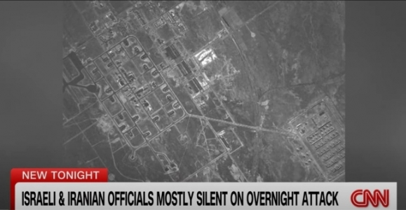 20일 CNN 이 입수해 보도한 민간 위성 업체 움브라 스페이스가 촬영한 이란 이스파한 공군기지 위성사진. CNN