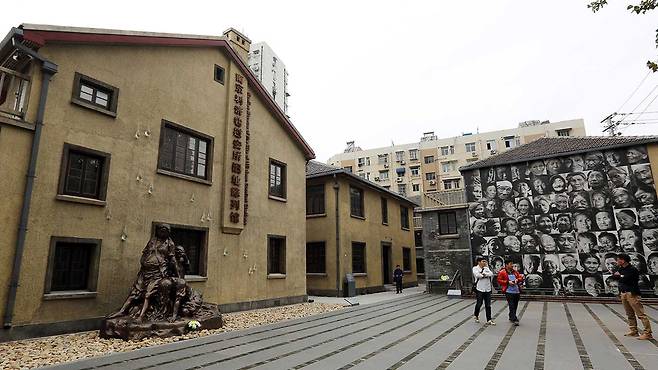 중국 난징 시내에 있는 리지샹 위안소 옛터 전시관 [자료사진 제공 : 연합뉴스]