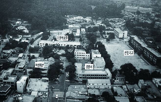 일제강점기 때 파괴되면서 1989년까지 경기도립병원, 신풍초등학교 등으로 사용된 화성행궁. 수원시 제공