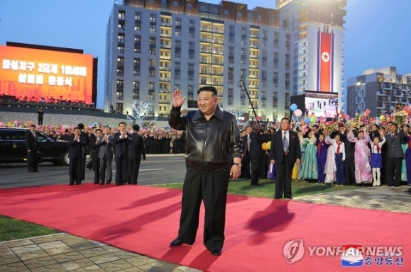 북한 김정은 국무위원장. 연합뉴스 조선중앙통신