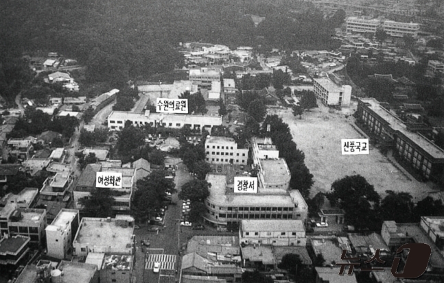 1989년까지 경기도립병원, 신풍초등학교로 사용된 화성행궁. (경기 수원시 제공)