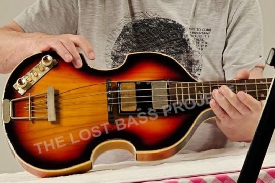 지난 2월 폴 매카트니가 50여년 전 도난당한 기타를 되찾았다고 밝혔다. [이미지출처=로스트 베이스 프로젝트 홈페이지]