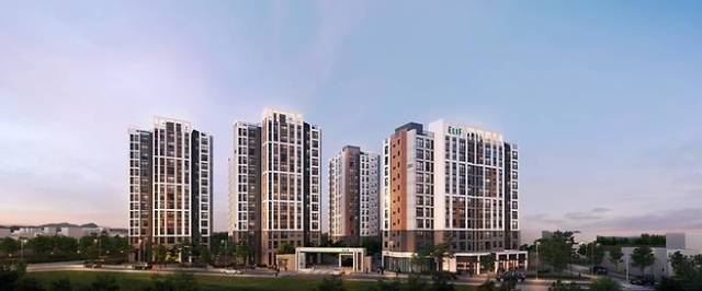 ‘엘리프 성남신촌’ 투시도. 사진 =단지 분양 홈페이지