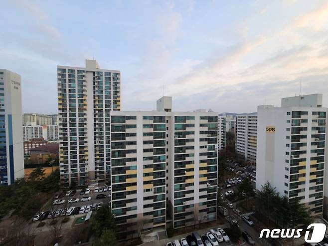 성남시 분당구의 한 아파트 단지.(성남시 제공) ⓒ News1 김평석 기자