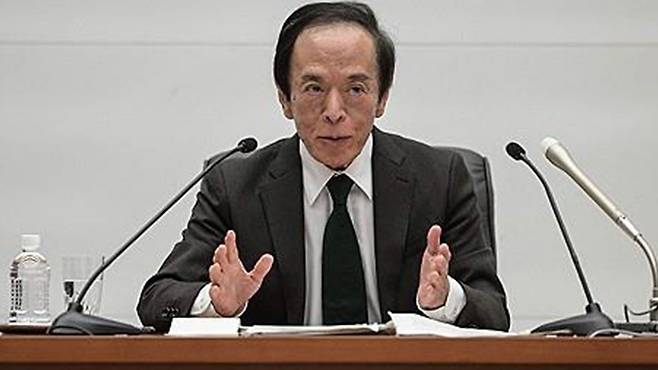 에다 가즈오 일본은행 총재 [사진제공:연합뉴스]