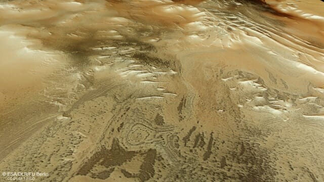 화성 잉카시티 투시도 (사진=ESA)