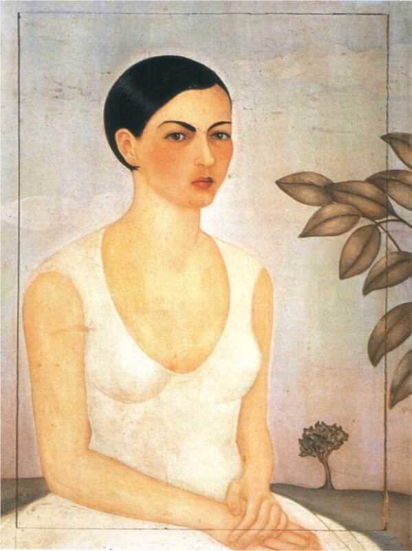 프리다 칼로, ‘나의 여동생 크리스티나의 초상’, 1928, 개인 소장.