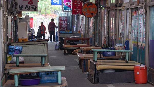 2024년 12월 폐지를 앞두고 있는 안산시 단원구 안산시민시장의 모습.