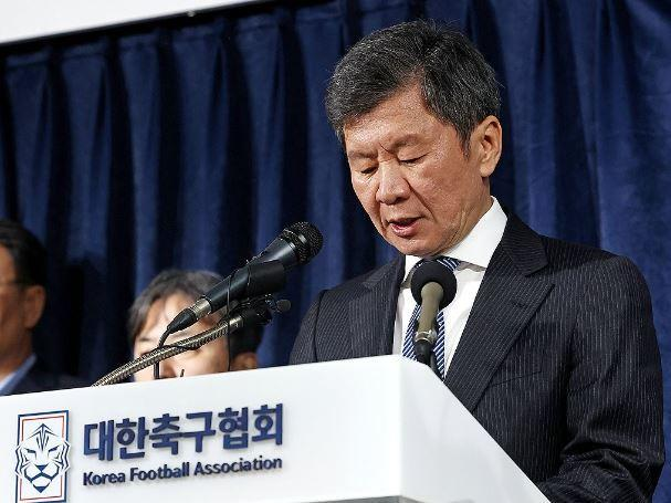 정몽규 대한축구협회장. 연합뉴스