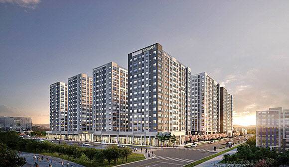 금호건설 ‘수원 금호 리첸시아 퍼스티지’ 조감도. (사진=금호건설)