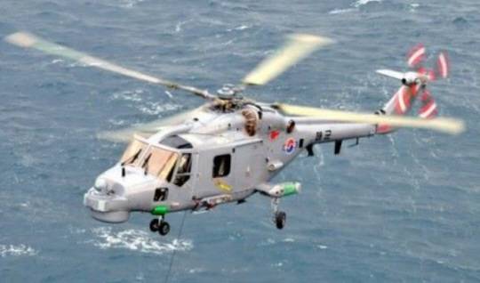 우리 해군이 운용중인 대잠헬기 ‘링스 MK99’. 해군 제공