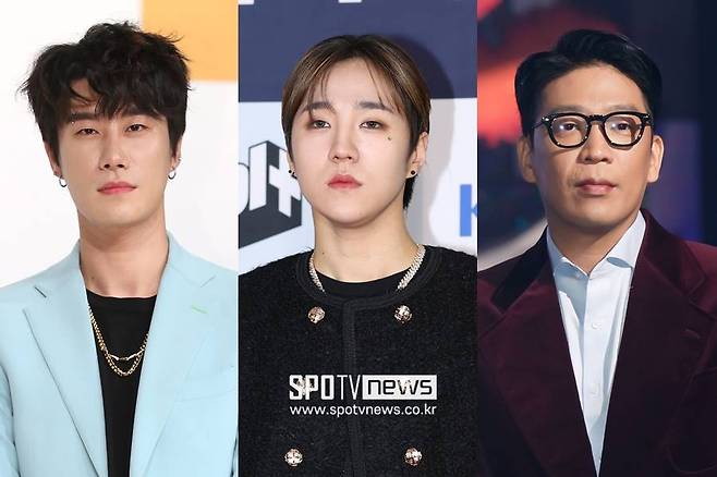 ▲ 산이, 비오, MC몽(왼쪽부터). ⓒ곽혜미 기자 ⓒ스포티비뉴스DB