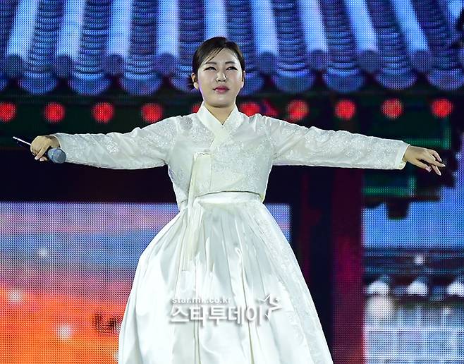 가수 송가인. <강영국 기자>