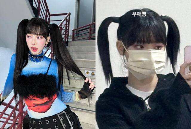 최근 그룹 에스파 카리나는 반전미 넘치는 헤어 스타일을 공개하며 화제를 모았다. 카리나 SNS