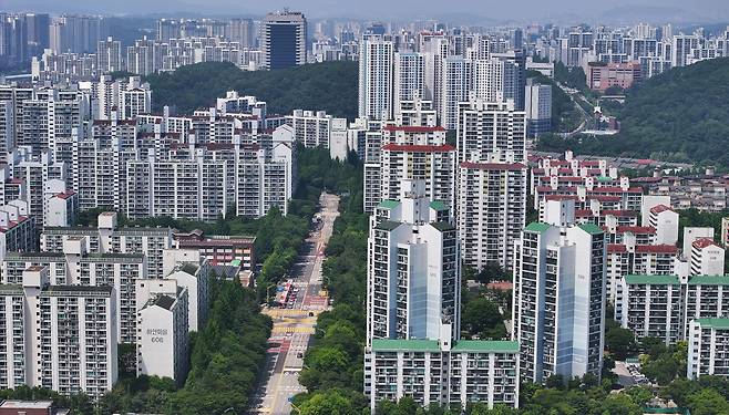 경기도 성남시 분당구 일대 아파트 단지 모습. /연합뉴스