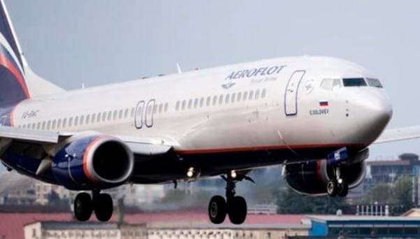 러시아 국영항공사인 아에로플로트. 러시아의 항공 부문은 우크라이나 전쟁 이후 서방의 제재로 가장 큰 영향을 받은 부문 중 하나였지만 가봉이 지원군으로 나섰다. /아예로플로트