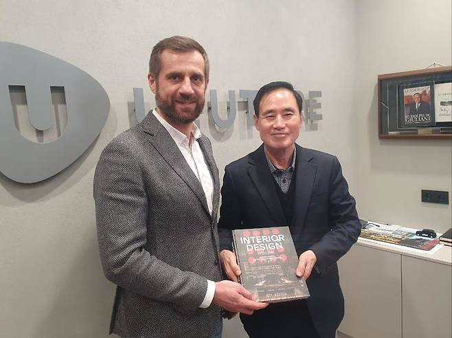 (좌)비탈리 멜링크 UDP 부사장과 이응근 삼부토건 前대표 (사진=삼부토건 제공) *재판매 및 DB 금지