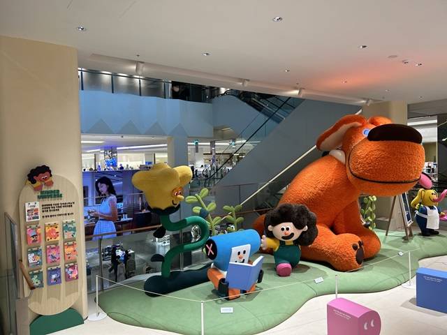 롯데 타임빌라스 수원점 키즈 구역 '킨더 유니버스'/사진=김아름 기자 armijjang@