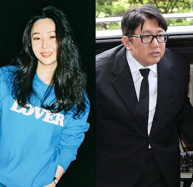 민희진(왼쪽) 어도어 대표와 방시혁 하이브 의장. 어도어 제공·한국일보 자료사진